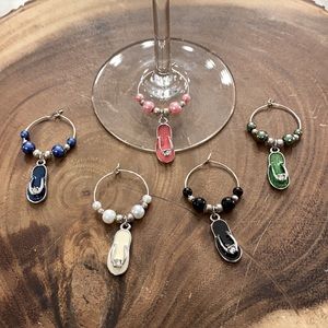 Girls Night! Hand Crafted Wine Charms